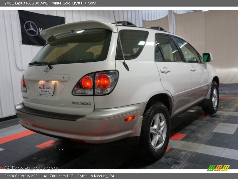 White Gold Crystal / Ivory 2001 Lexus RX 300 AWD