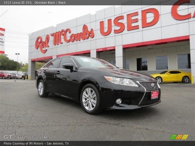 Obsidian Black / Black 2013 Lexus ES 350