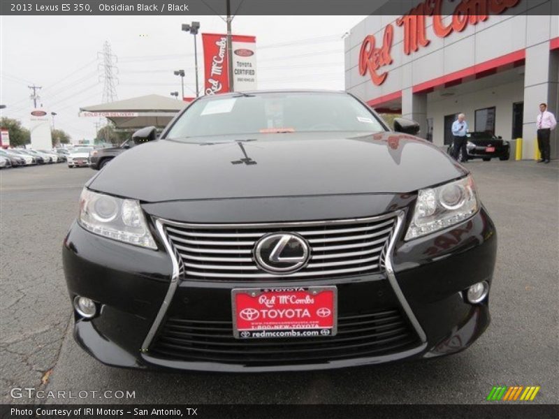 Obsidian Black / Black 2013 Lexus ES 350