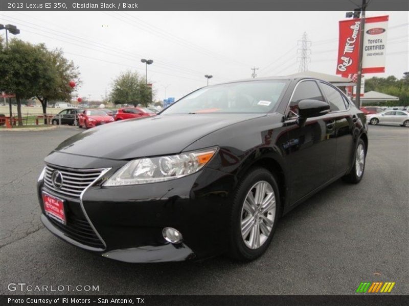 Obsidian Black / Black 2013 Lexus ES 350