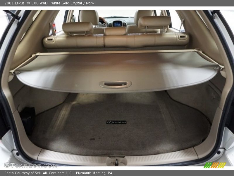 White Gold Crystal / Ivory 2001 Lexus RX 300 AWD