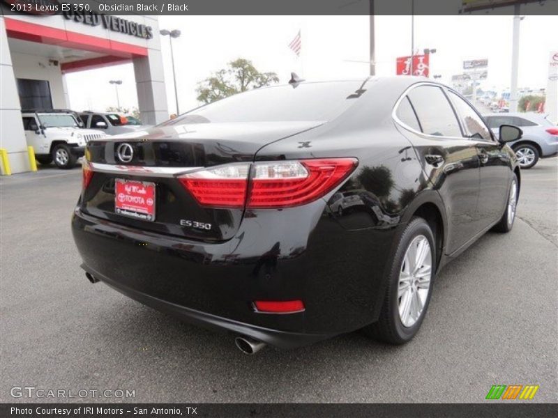 Obsidian Black / Black 2013 Lexus ES 350