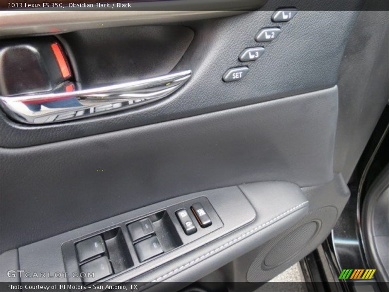 Obsidian Black / Black 2013 Lexus ES 350