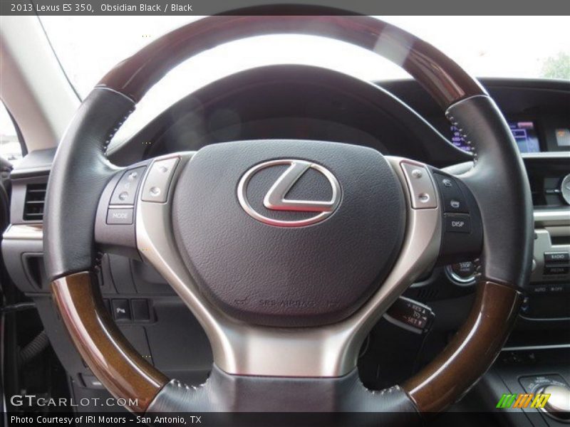 Obsidian Black / Black 2013 Lexus ES 350