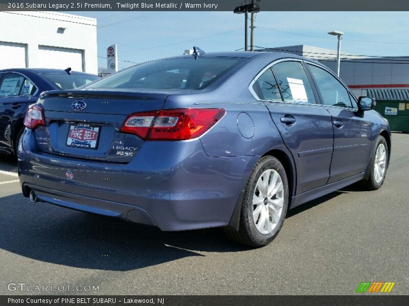 Twilight Blue Metallic / Warm Ivory 2016 Subaru Legacy 2.5i Premium