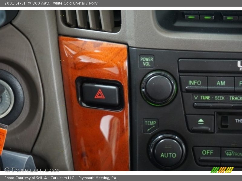 White Gold Crystal / Ivory 2001 Lexus RX 300 AWD