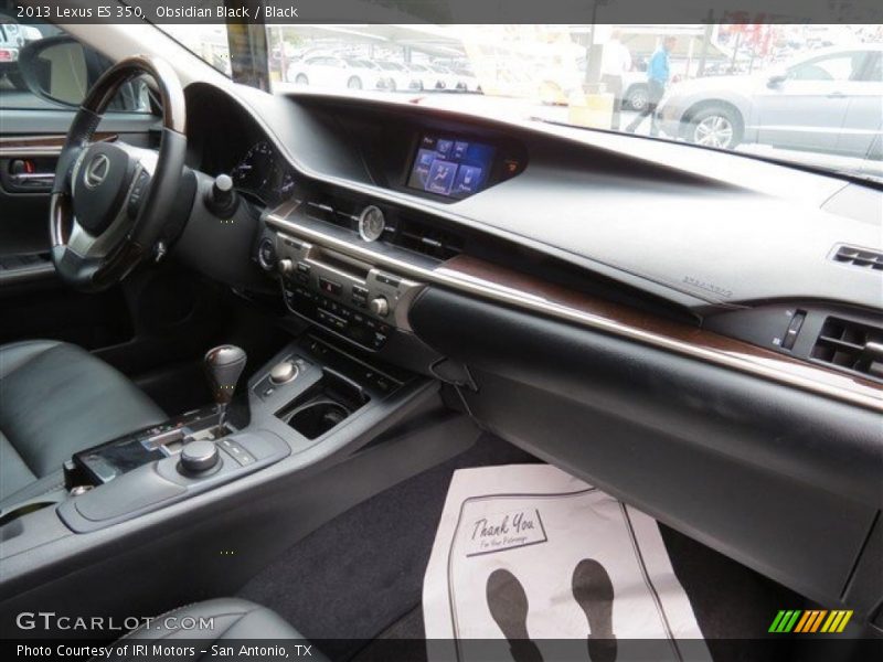 Obsidian Black / Black 2013 Lexus ES 350