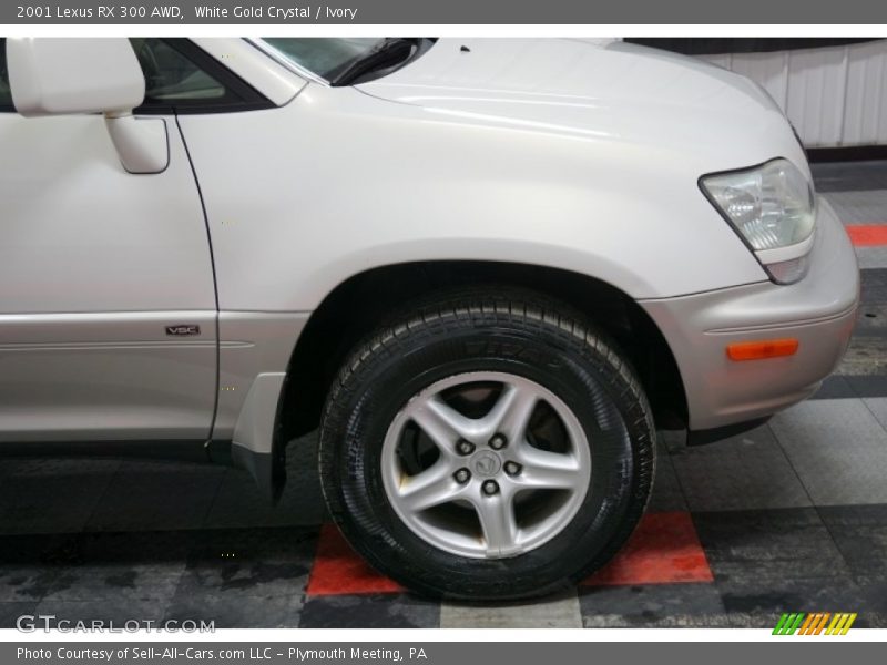 White Gold Crystal / Ivory 2001 Lexus RX 300 AWD