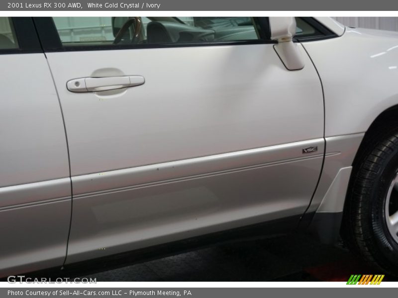 White Gold Crystal / Ivory 2001 Lexus RX 300 AWD
