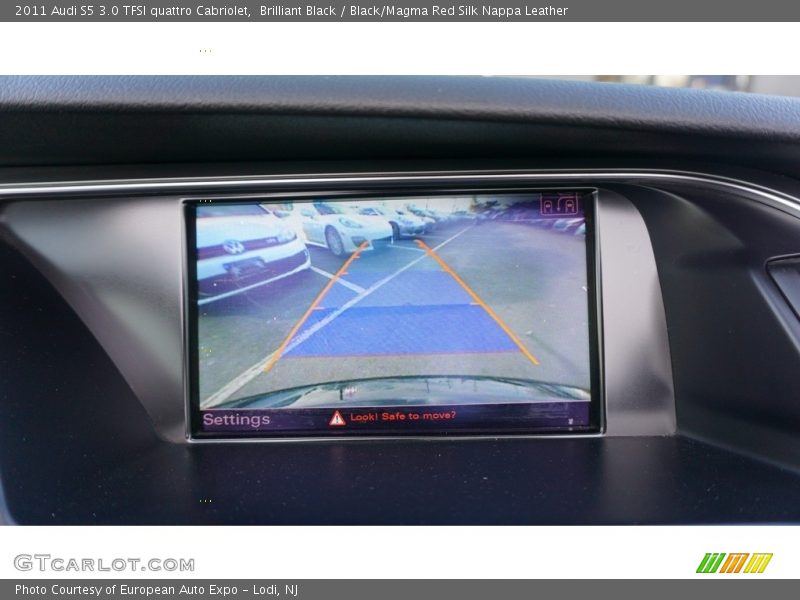 Brilliant Black / Black/Magma Red Silk Nappa Leather 2011 Audi S5 3.0 TFSI quattro Cabriolet