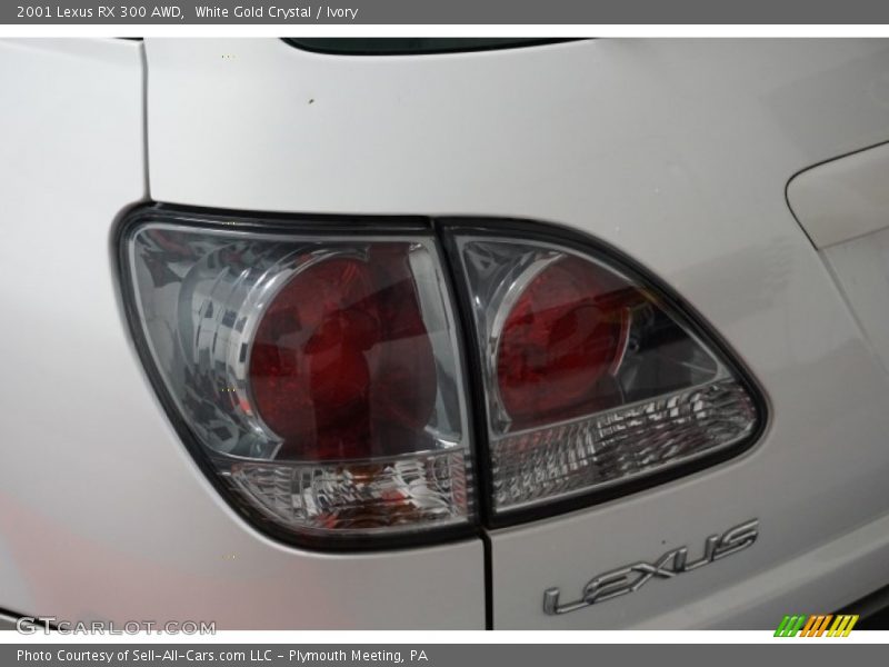 White Gold Crystal / Ivory 2001 Lexus RX 300 AWD