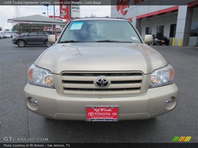 Sonora Gold Metallic / Ivory Beige 2006 Toyota Highlander Limited