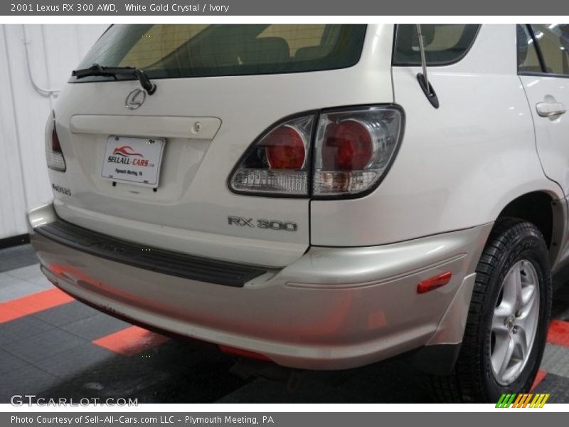 White Gold Crystal / Ivory 2001 Lexus RX 300 AWD