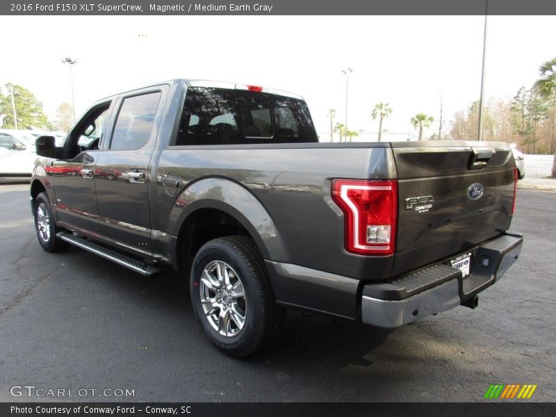 Magnetic / Medium Earth Gray 2016 Ford F150 XLT SuperCrew