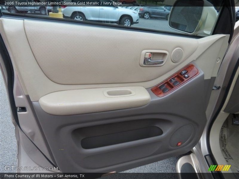 Sonora Gold Metallic / Ivory Beige 2006 Toyota Highlander Limited