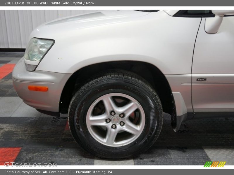 White Gold Crystal / Ivory 2001 Lexus RX 300 AWD