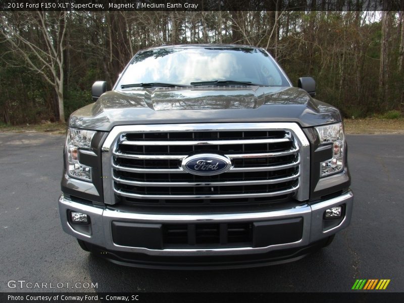Magnetic / Medium Earth Gray 2016 Ford F150 XLT SuperCrew