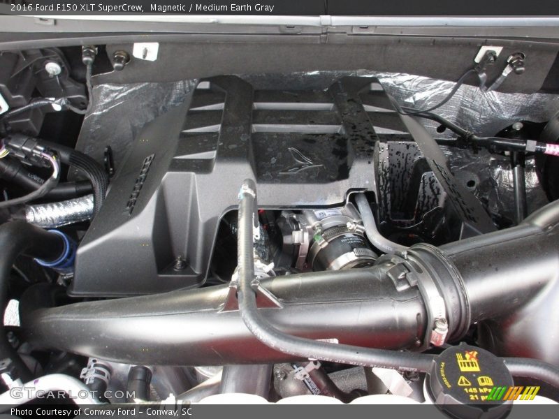 Magnetic / Medium Earth Gray 2016 Ford F150 XLT SuperCrew