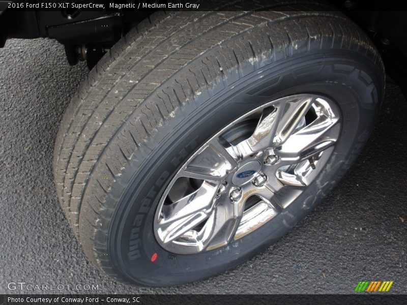 Magnetic / Medium Earth Gray 2016 Ford F150 XLT SuperCrew