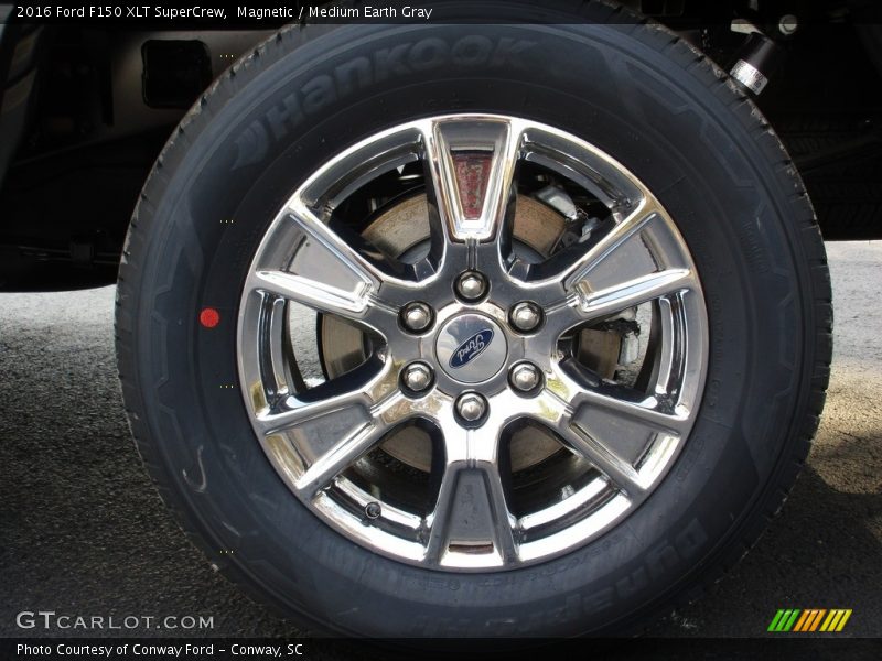 Magnetic / Medium Earth Gray 2016 Ford F150 XLT SuperCrew