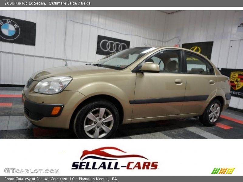 Cashmere Beige / Beige 2008 Kia Rio LX Sedan