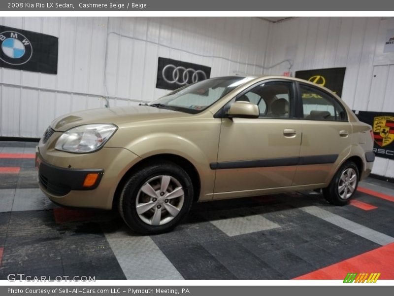 Cashmere Beige / Beige 2008 Kia Rio LX Sedan