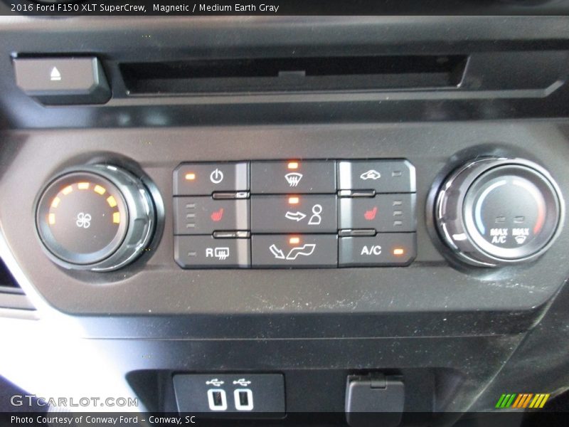 Magnetic / Medium Earth Gray 2016 Ford F150 XLT SuperCrew