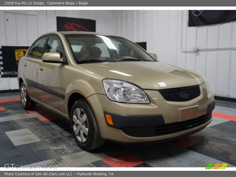 Cashmere Beige / Beige 2008 Kia Rio LX Sedan