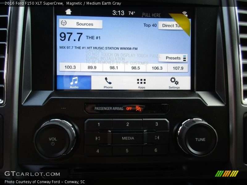 Magnetic / Medium Earth Gray 2016 Ford F150 XLT SuperCrew