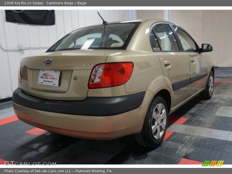 Cashmere Beige / Beige 2008 Kia Rio LX Sedan