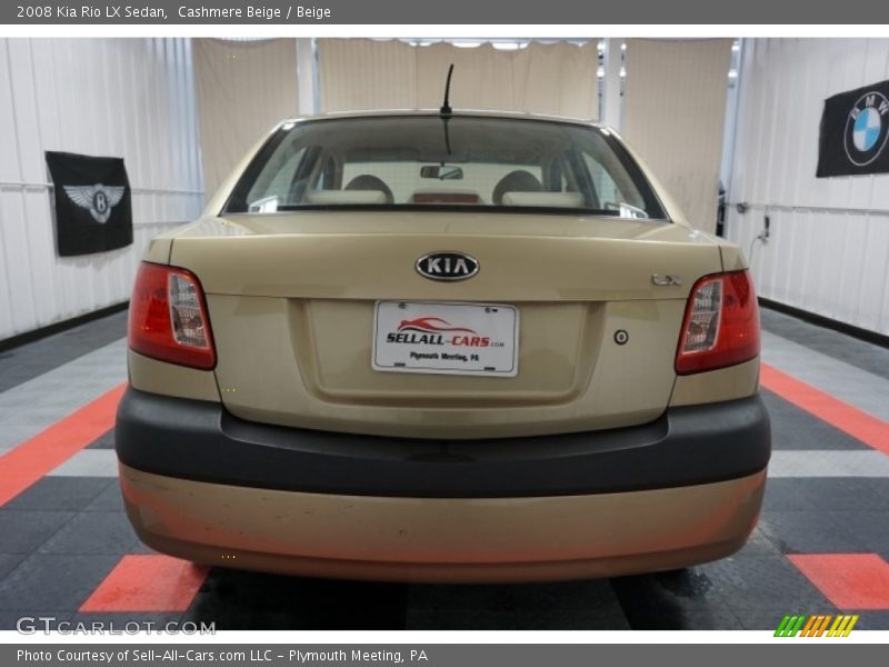 Cashmere Beige / Beige 2008 Kia Rio LX Sedan