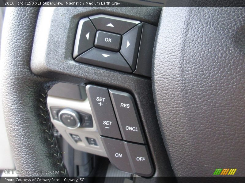 Magnetic / Medium Earth Gray 2016 Ford F150 XLT SuperCrew