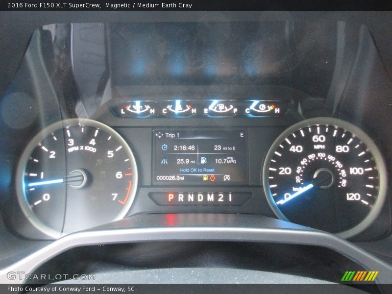 Magnetic / Medium Earth Gray 2016 Ford F150 XLT SuperCrew