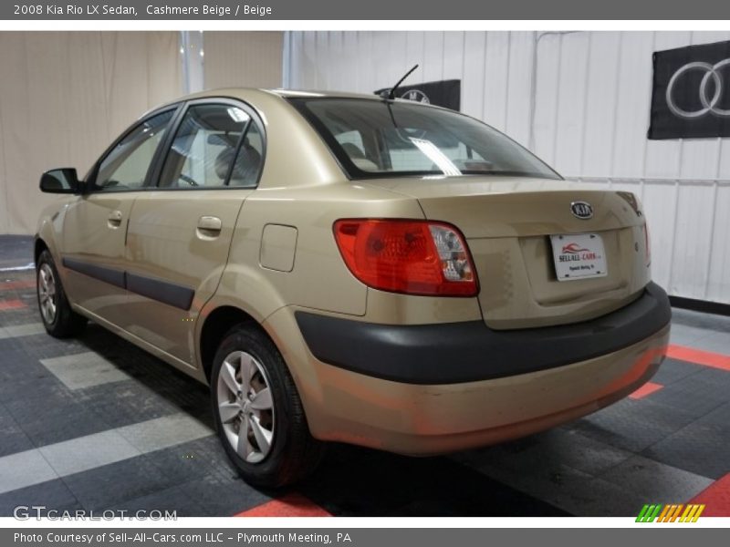 Cashmere Beige / Beige 2008 Kia Rio LX Sedan