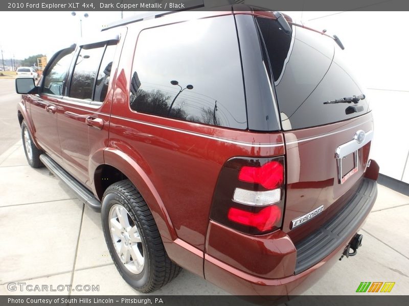 Dark Copper Metallic / Black 2010 Ford Explorer XLT 4x4