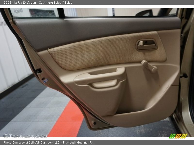 Cashmere Beige / Beige 2008 Kia Rio LX Sedan