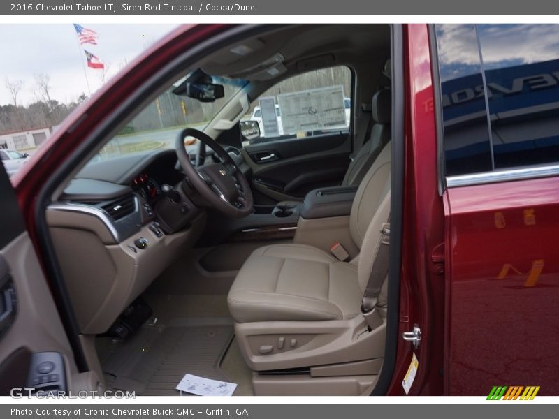 Siren Red Tintcoat / Cocoa/Dune 2016 Chevrolet Tahoe LT