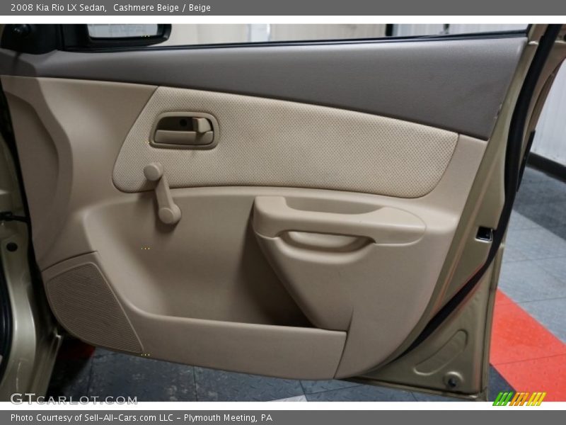 Cashmere Beige / Beige 2008 Kia Rio LX Sedan