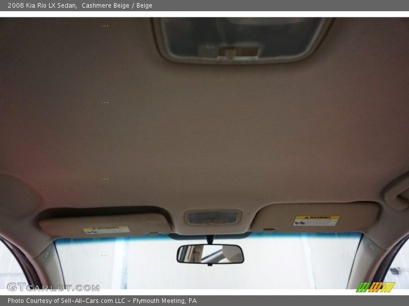 Cashmere Beige / Beige 2008 Kia Rio LX Sedan