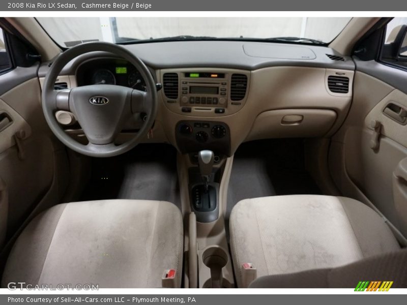 Cashmere Beige / Beige 2008 Kia Rio LX Sedan