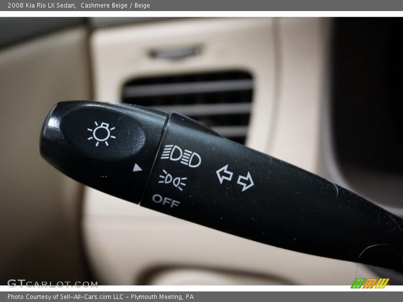 Cashmere Beige / Beige 2008 Kia Rio LX Sedan