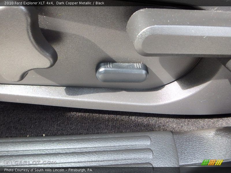 Dark Copper Metallic / Black 2010 Ford Explorer XLT 4x4