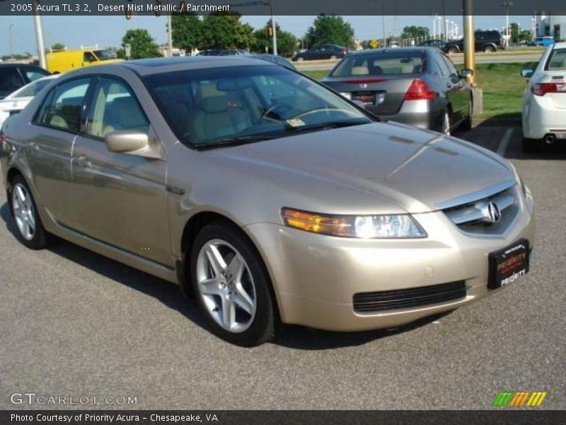 Desert Mist Metallic / Parchment 2005 Acura TL 3.2