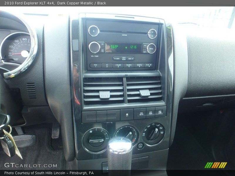 Dark Copper Metallic / Black 2010 Ford Explorer XLT 4x4
