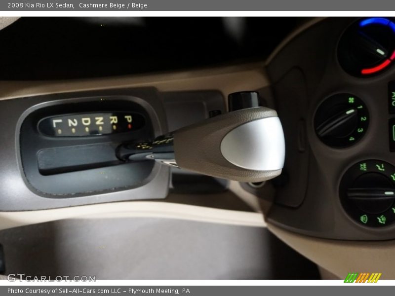 Cashmere Beige / Beige 2008 Kia Rio LX Sedan