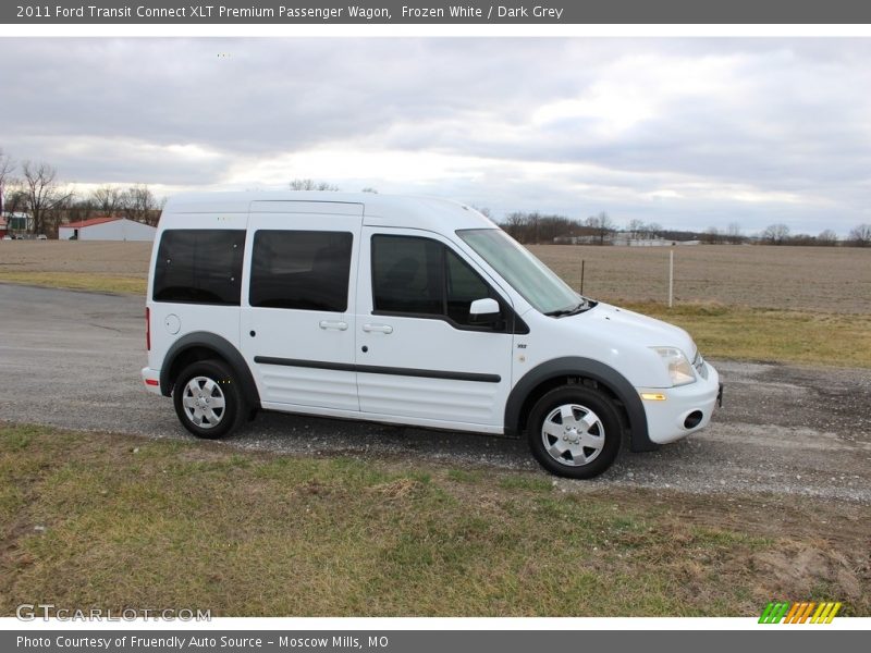Frozen White / Dark Grey 2011 Ford Transit Connect XLT Premium Passenger Wagon
