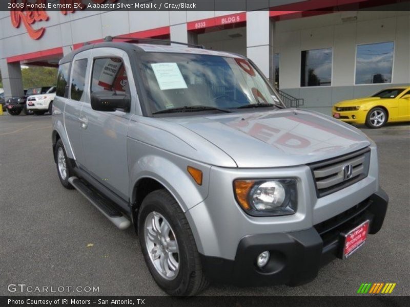 Alabaster Silver Metallic / Gray/Black 2008 Honda Element EX