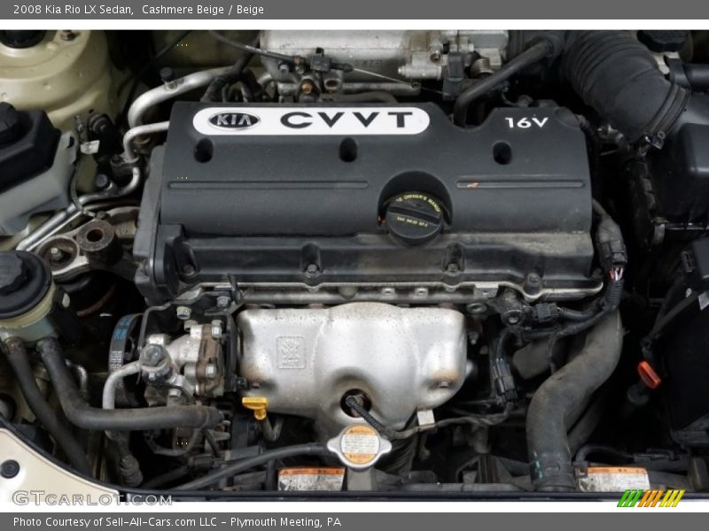 Cashmere Beige / Beige 2008 Kia Rio LX Sedan