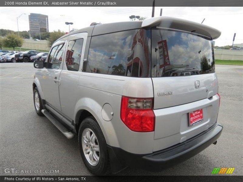 Alabaster Silver Metallic / Gray/Black 2008 Honda Element EX