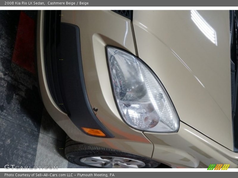 Cashmere Beige / Beige 2008 Kia Rio LX Sedan